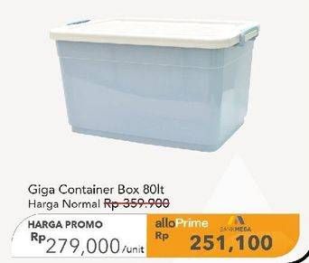 Promo Harga Maspion Giga Container Box 80000 ml - Carrefour
