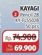 Promo Harga KAYAGI Pensil KY-FLS502B 50 pcs - Lotte Grosir