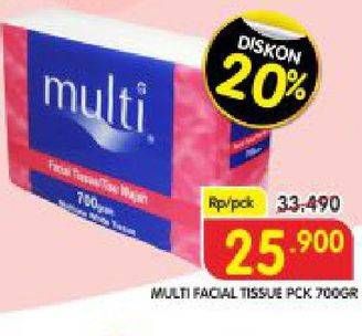 Promo Harga MULTI Facial Tissue 700 gr - Superindo