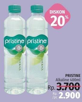 Promo Harga PRISTINE 8 Air Mineral 400 ml - LotteMart