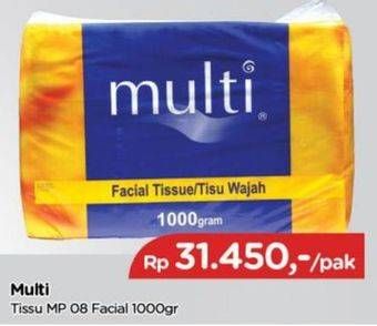 Promo Harga MULTI Facial Tissue MP08 1000 gr - TIP TOP