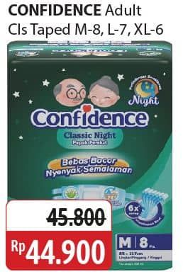 Promo Harga Confidence Adult Diapers Classic M8, L7, XL6 6 pcs - Alfamidi