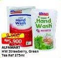Promo Harga Alfamart Hand Wash (Hand Soap) Strawberry, Green Tea 375 ml - Alfamart