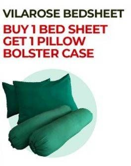 Promo Harga VILAROSE Bed Sheet 1 pcs - Carrefour