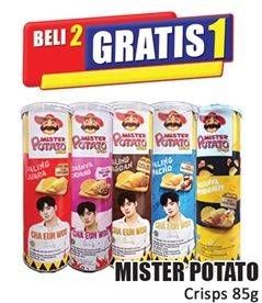 Promo Harga Mister Potato Snack Crisps 85 gr - Hari Hari