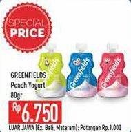 Promo Harga GREENFIELDS Yogurt Squeeze All Variants 80 gr - Hypermart
