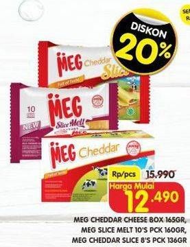 Meg Cheddar Cheese/Slice/Slice Melt