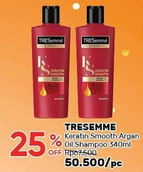 Promo Harga TRESEMME Shampoo Keratin Smooth 340 ml - Guardian