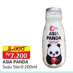 Promo Harga ASIA PANDA Susu Steril 200 ml - Alfamart