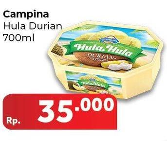 Promo Harga CAMPINA Hula Hula Durian 700 ml - Carrefour