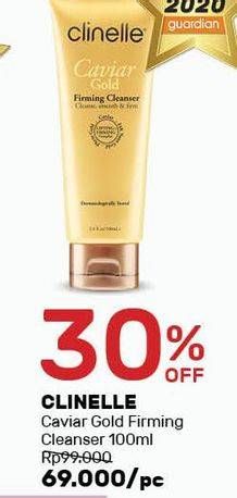 Promo Harga CLINELLE Caviar Gold Firming Cleanser 100 ml - Guardian
