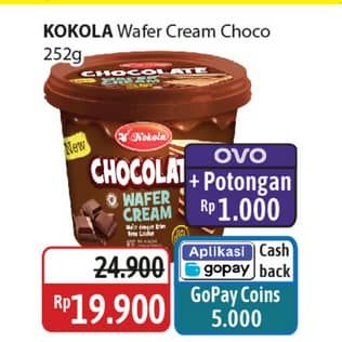 Promo Harga Kokola Wafer Cream Chocolate 252 gr - Alfamidi
