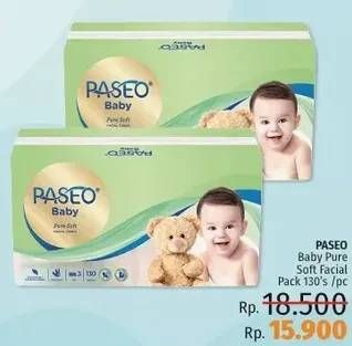 Promo Harga PASEO Baby Pure Soft 130 sheet - LotteMart