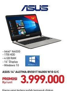 Promo Harga ASUS Laptop A407MA-BV001T  - Carrefour