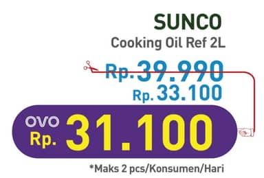 Promo Harga Sunco Minyak Goreng 2000 ml - Hypermart