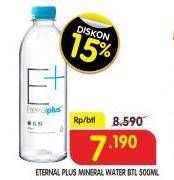 Promo Harga E Eternal Plus Alkaline Mineral Water 500 ml - Superindo
