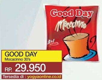 Promo Harga Good Day Instant Coffee 3 in 1 Mocacinno per 30 sachet 20 gr - Yogya