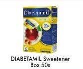 Promo Harga DIABETAMIL Sweetener 50 pcs - Alfamart
