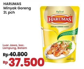 Promo Harga Harumas Minyak Goreng 2000 ml - Indomaret