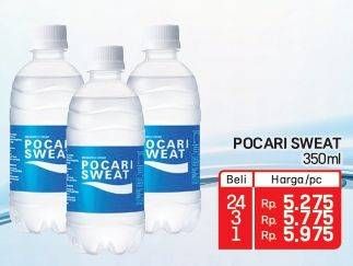 Promo Harga Pocari Sweat Minuman Isotonik Original 350 ml - Lotte Grosir