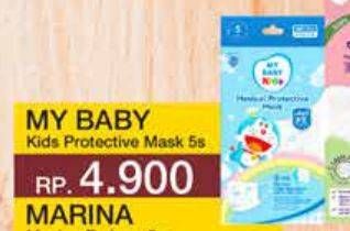 Promo Harga My Baby Kids Medical Protective Mask 5 pcs - Yogya