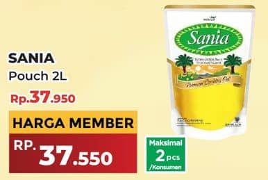 Promo Harga Sania Minyak Goreng 2000 ml - Yogya