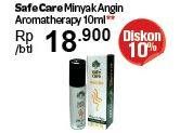 Promo Harga SAFE CARE Minyak Angin Aroma Therapy 10 ml - Carrefour