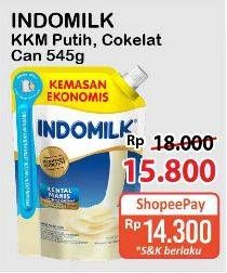 Promo Harga Indomilk Susu Kental Manis Cokelat, Plain 545 gr - Alfamart