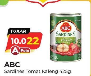 Promo Harga ABC Sardines Saus Tomat 425 gr - Alfamart
