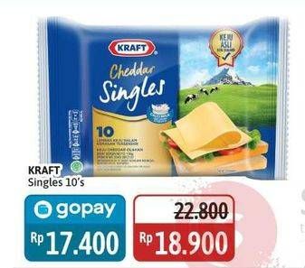 Promo Harga Kraft Singles Cheese 167 gr - Alfamidi