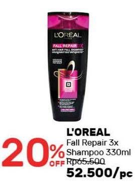Promo Harga LOREAL Shampoo Fall Repair 330 ml - Guardian