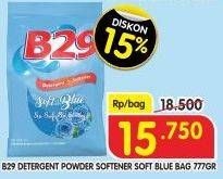 Promo Harga B29 Detergent + Softener Blue 777 gr - Superindo