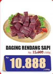 Promo Harga Daging Rendang Sapi per 100 gr - Hari Hari