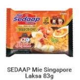 Promo Harga SEDAAP Mie Kuah Singapore Spicy Laksa 83 gr - Alfamart