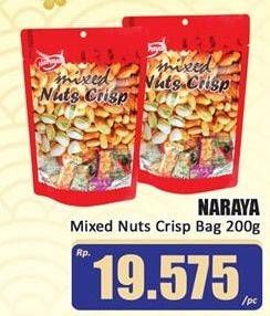 Promo Harga NARAYA Mixed Nuts Crisp 200 gr - Hari Hari
