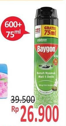 Promo Harga BAYGON Insektisida Spray Zen Garden 675 ml - Alfamidi