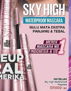 Promo Harga Maybelline Sky High Waterproof Mascara  - Guardian