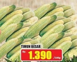 Promo Harga Timun per 100 gr - Hari Hari