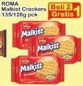 Promo Harga ROMA Malkist Crackers 135 gr - Indomaret