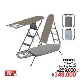 Promo Harga Choice L Table Top Ironing Board  - LotteMart