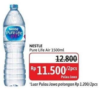 Promo Harga Nestle Pure Life Air Mineral 1500 ml - Alfamidi