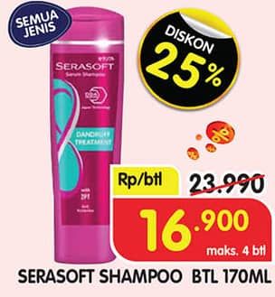 Promo Harga Serasoft Shampoo All Variants 170 ml - Superindo
