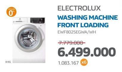 Promo Harga ELECTROLUX EWF8025EQWA 8kg UltimateCare 500 Front Load Washer  - Electronic City