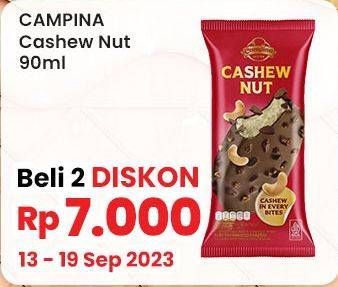 Promo Harga Campina Cashew Nut 90 ml - Indomaret