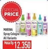 Promo Harga MARINA Body Mist Cologne All Variants 100 ml - Hypermart