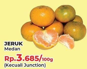 Promo Harga Jeruk Medan per 100 gr - Yogya