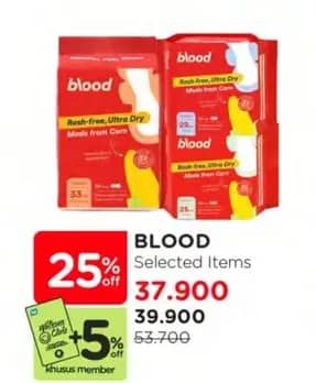 Promo Harga Blood Corn Pads 25cm, 29cm, 33cm 8 pcs - Watsons