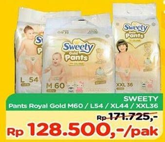 Promo Harga Sweety Gold Pants M60, L54, XL44, XXL36  - TIP TOP