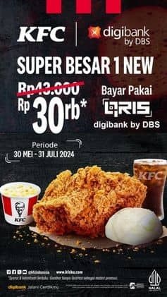 Promo Harga Super Besar 1 NEW  - KFC