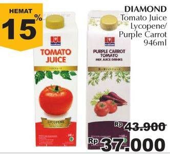 Promo Harga DIAMOND Juice Tomato, Purple Carrot Tomato 946 ml - Giant